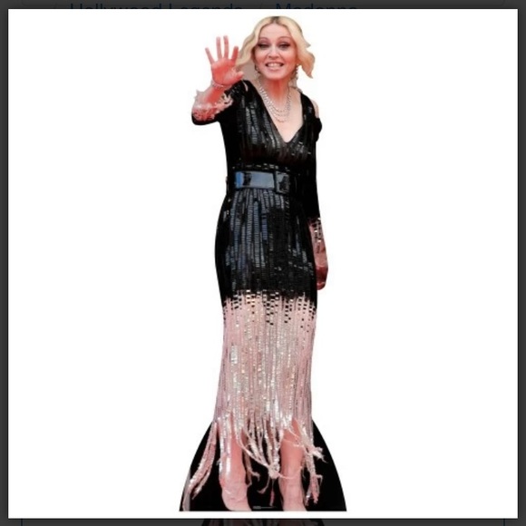 Party Supplies Madonna Life Size Cardboard Cutout Free Shipping